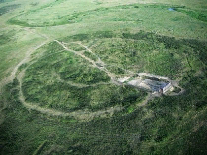 Аркаим с высоты птичьего полета.