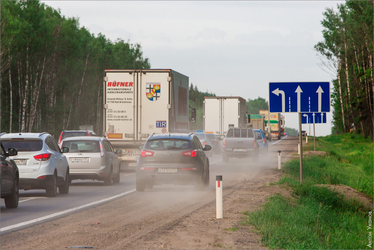 Типичная ситуация в пробке. Фото взято из сервиса яндекс картинки.