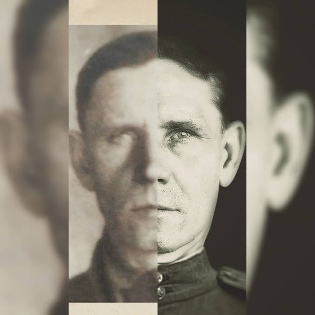 Коллаж для сравнения. ДО/ПОСЛЕ