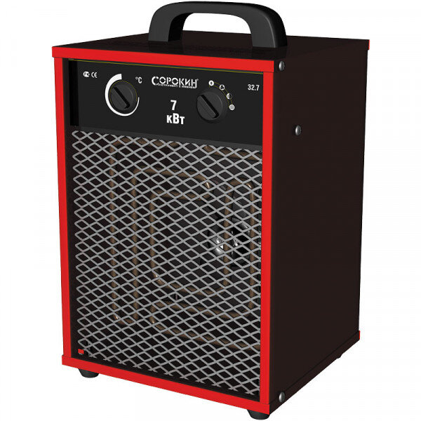 Нагреватель воздуха электрический 380В, 7,0 кВт, 400м3/ч всего зя 4'999 руб.