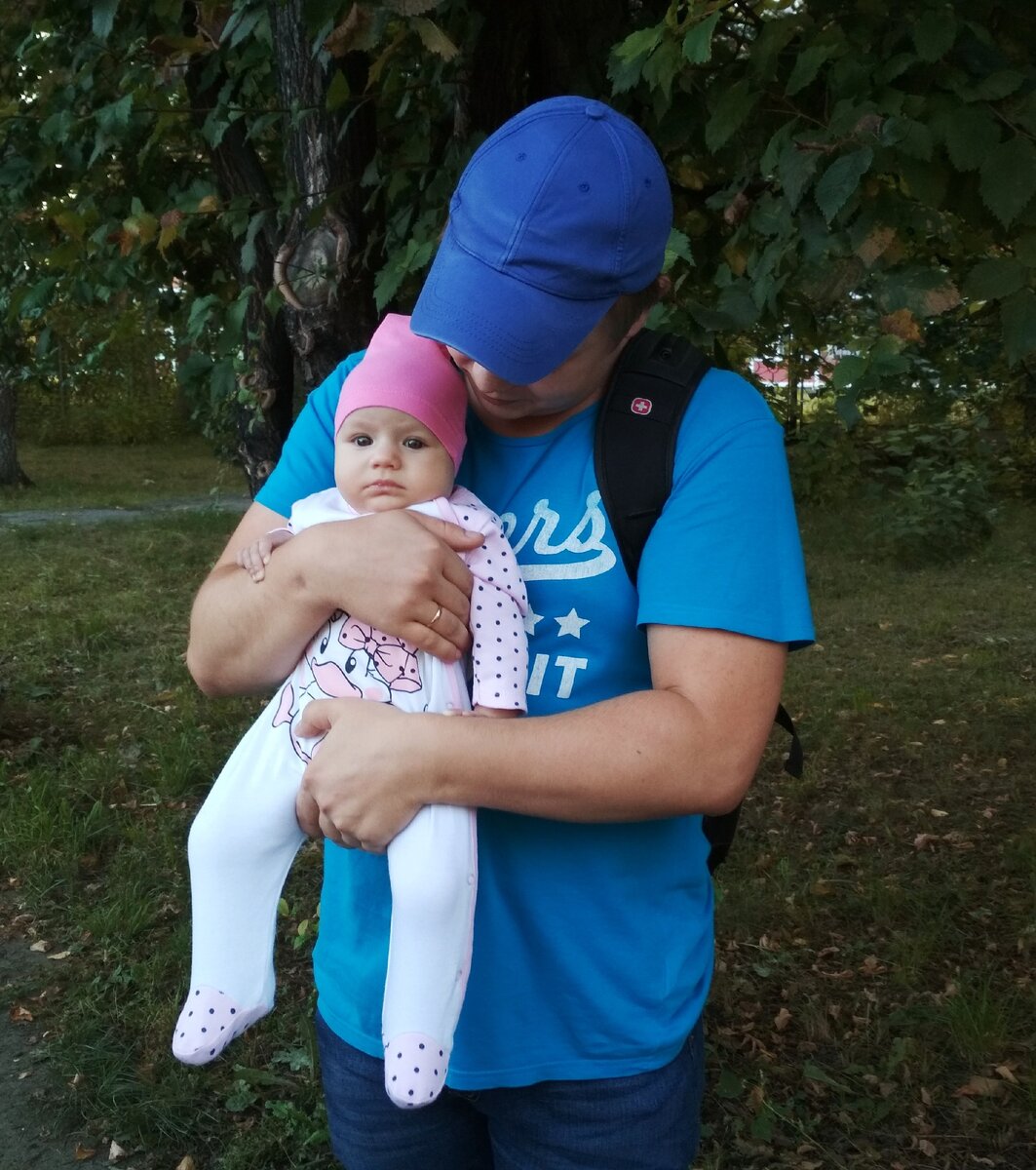 С папой 