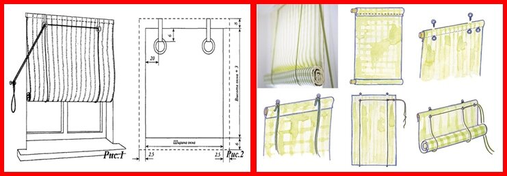 Рулонные шторы своими руками: правила изготовления