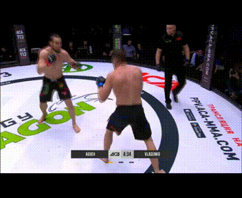 Нокаут в бою Станислав Власенко vs Арби Агуев