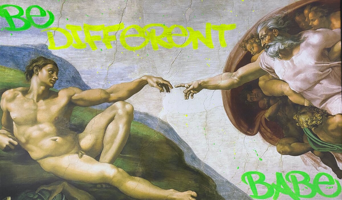 Сотворение Адама by Saints&Sinners Art