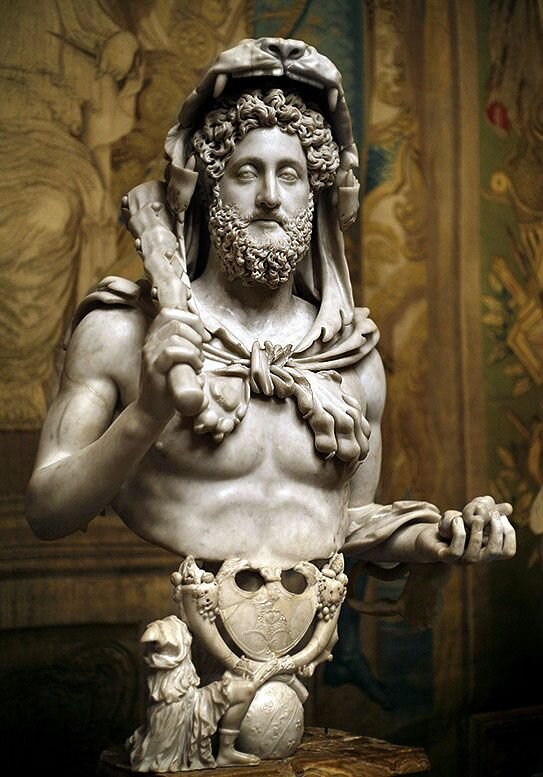 Коммод в образе Геракла