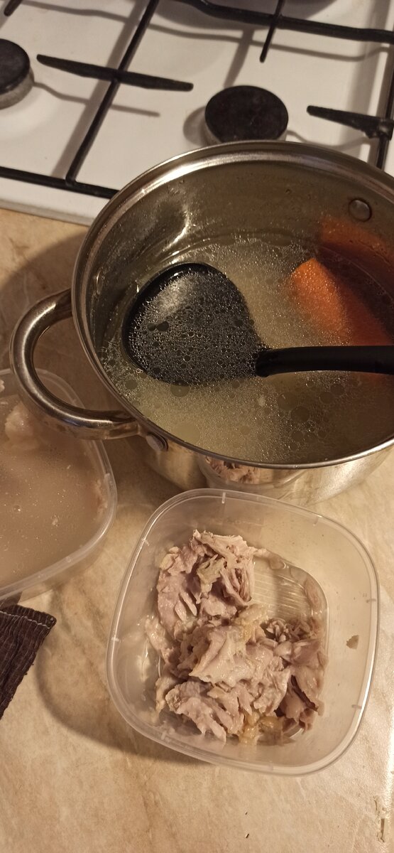 Сваришь три литра бульона и на неделю обеспечен супами