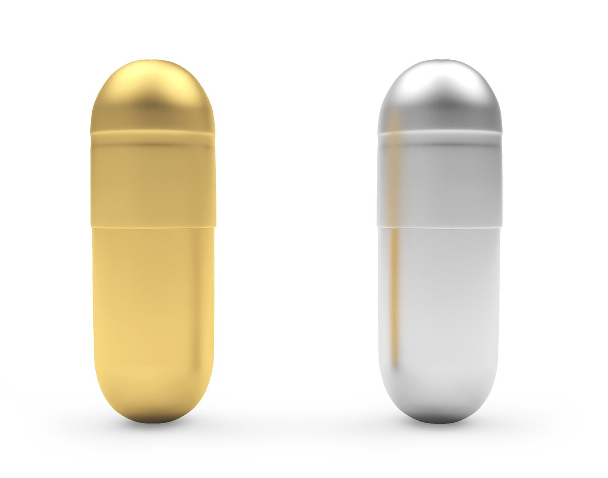 Желтое и белое золото.