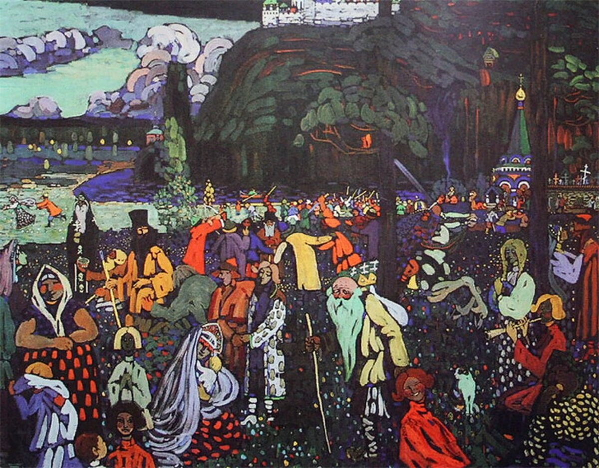 Кандинский. Пёстрая жизнь. 1907.