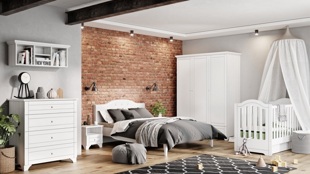 Коллекция детской мебели Simple White от фабрики Meblik