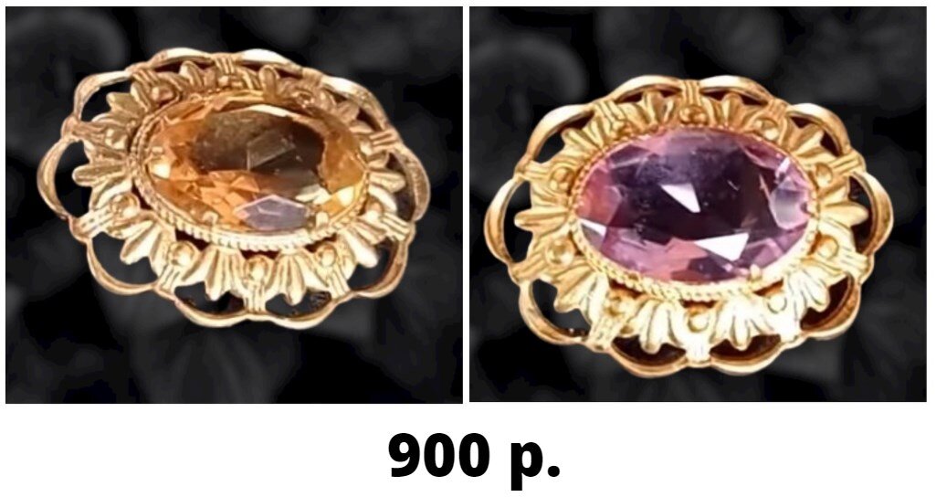 Броши в позолоте, СССР