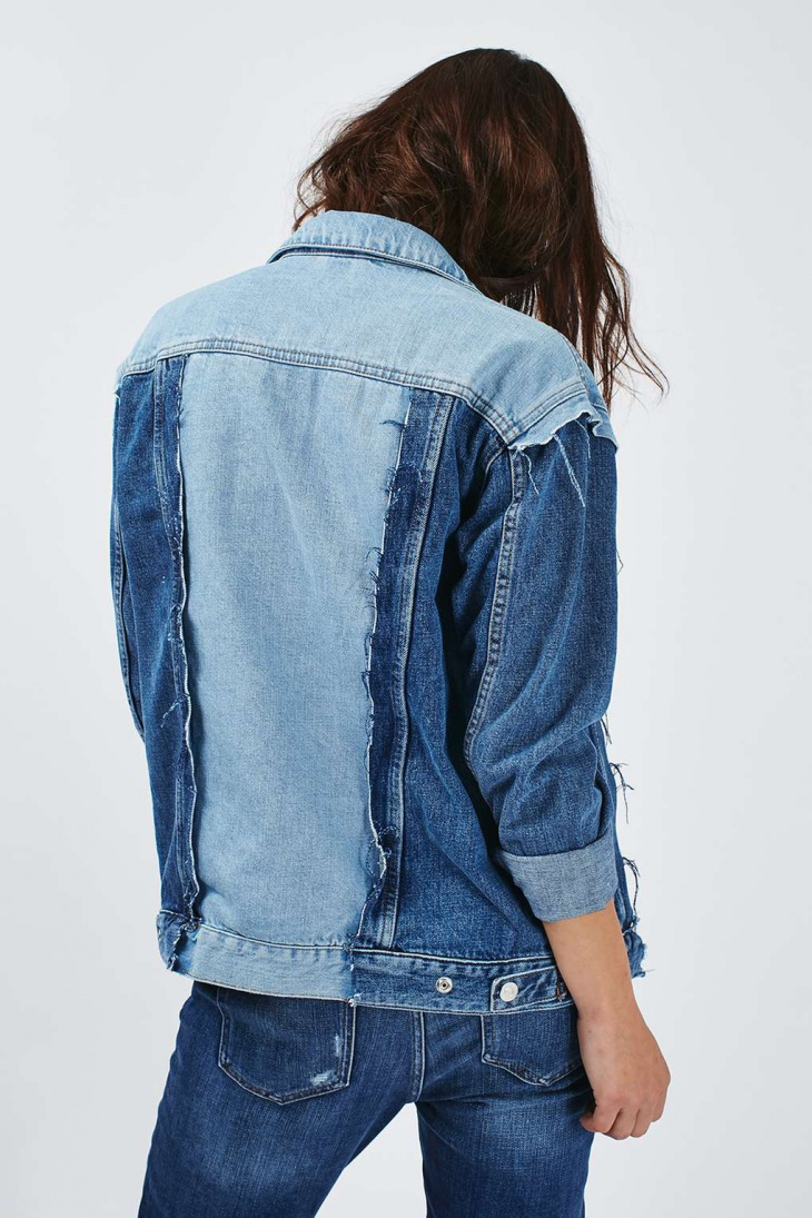 Джинсовая куртка колорблок: одной из наиболее трендовых решений на тёплое время года