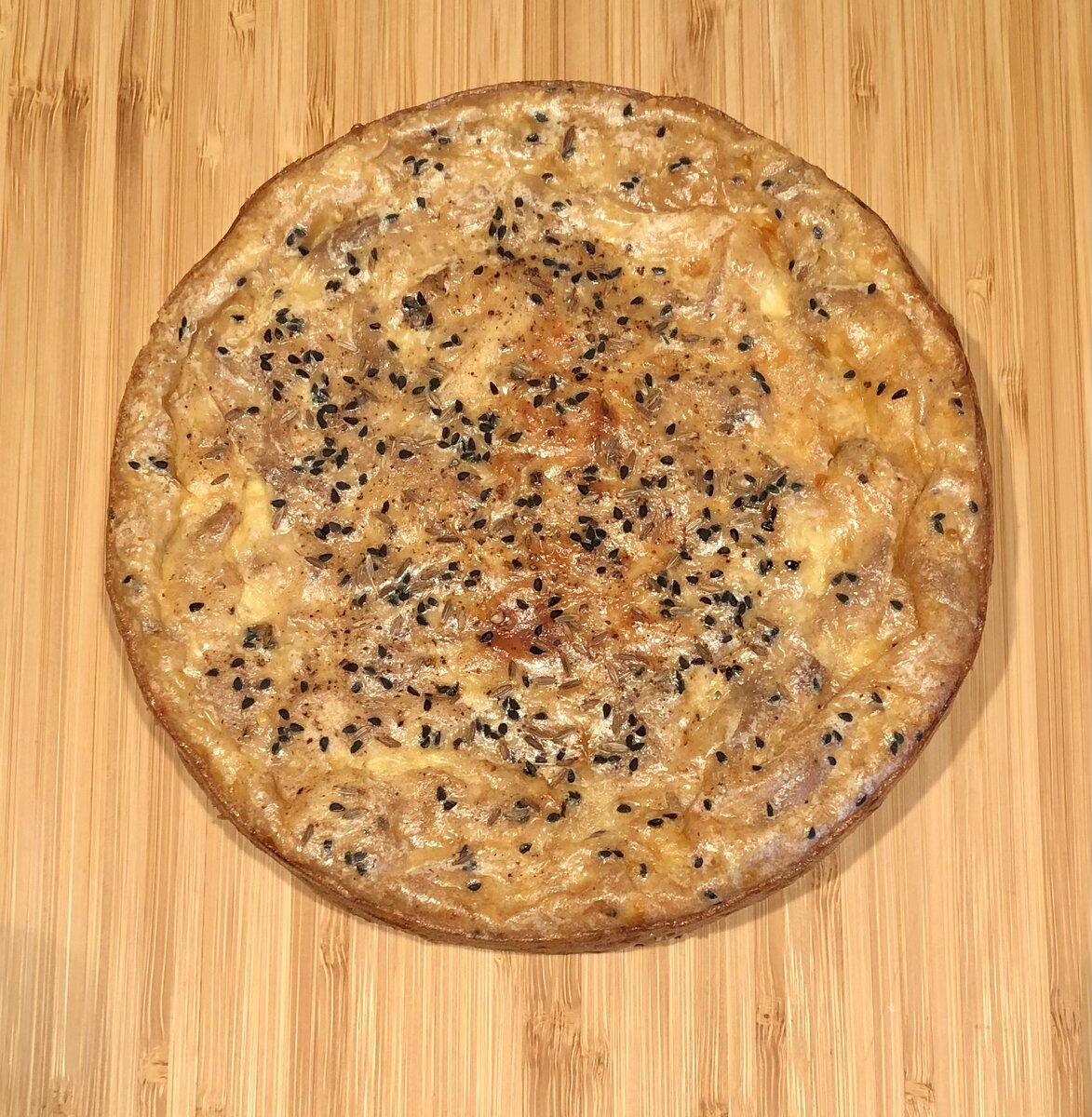 Готовый заливной пирог