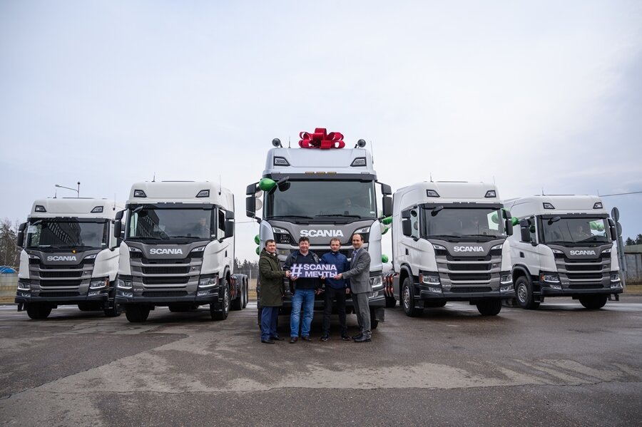 В России отгружен 1000-ый газовый грузовик Scania