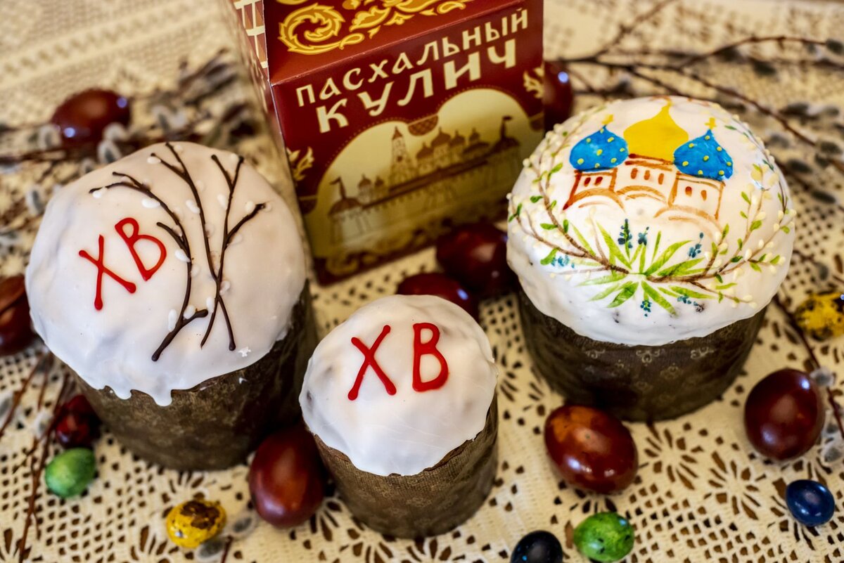 Куличи из Троице-Сергиевой лавры