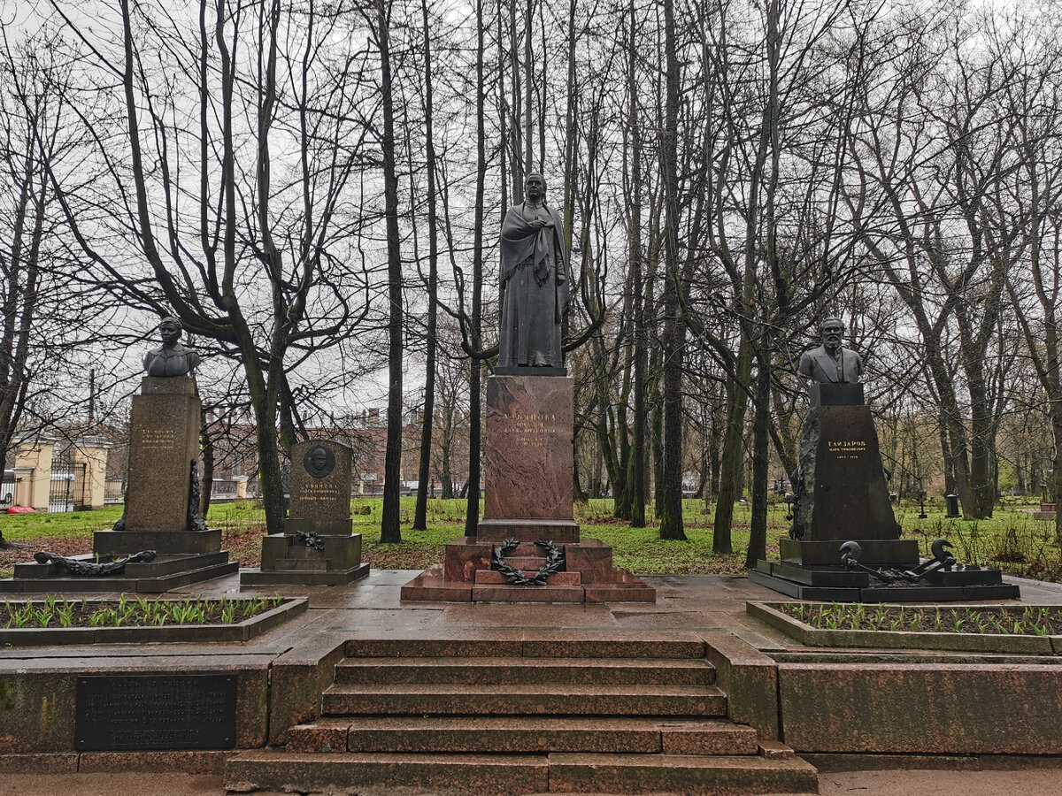 Волковское кладбище. Литераторские мостки. Известные захоронения ...