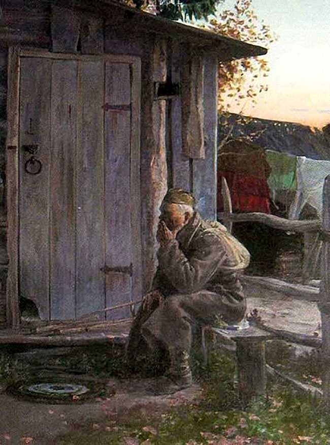 Солдат вернулся...