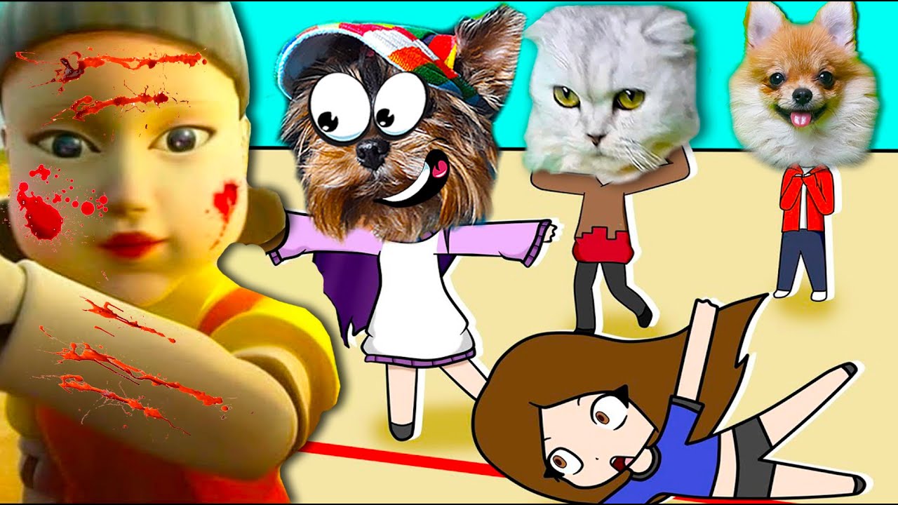 КАЛЬМАР съел МАКСА! ИГРА в КАЛЬМАРА: КТО ВЫЖИЛ? Squid game Siren Head  Cartoon Cat Dog Валеришка Макс