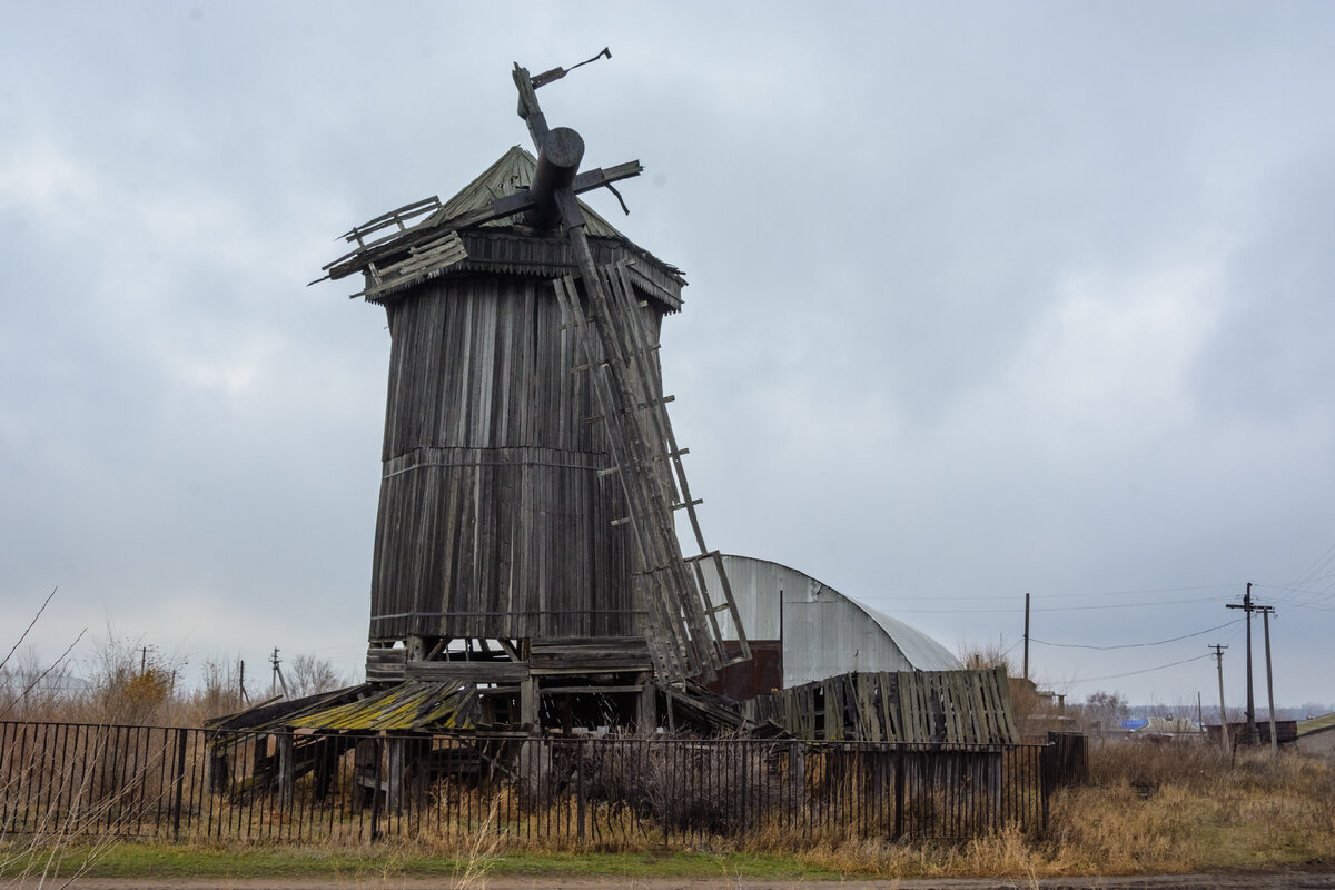 Ветряная мельница в Бариновке, Нефтегорский район