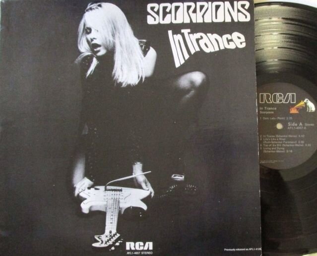 Американский выпуск альбома Scorpions «In Trance», 1975 г. 