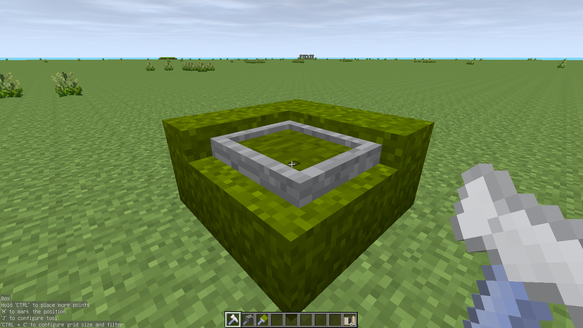 Результат работы с долото, молоточком и кистью.