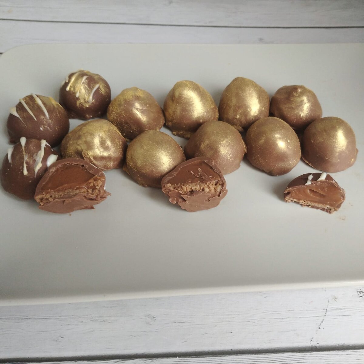 Трюфель с соленой карамелью