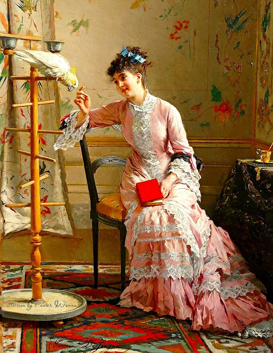 Бельгийский художник Gustave Lеonard de Jonghe (1829 – 1893).