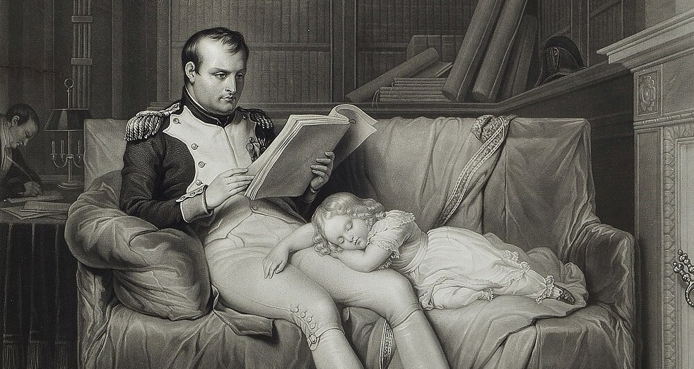 Наполеон I и его сын Наполеон II. Источник: Wikimedia Commons