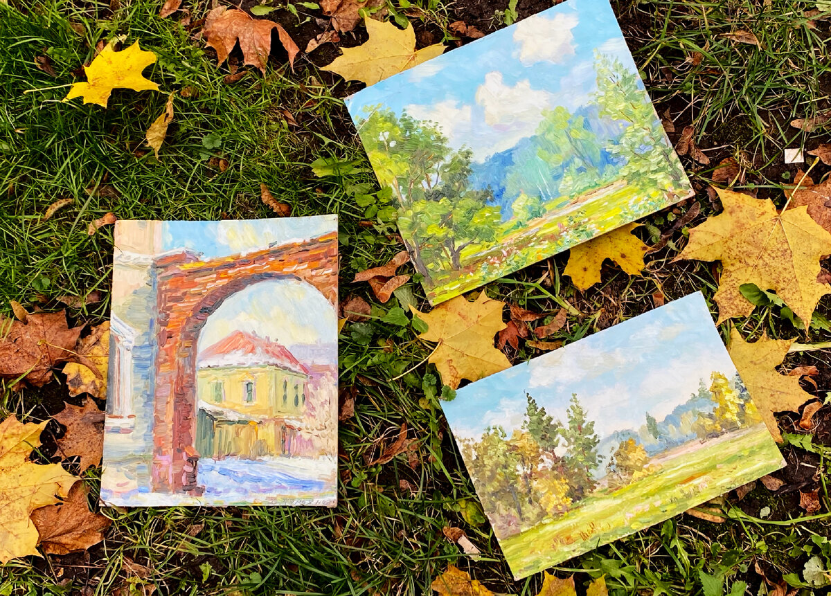 Работы современных тарусских художников 