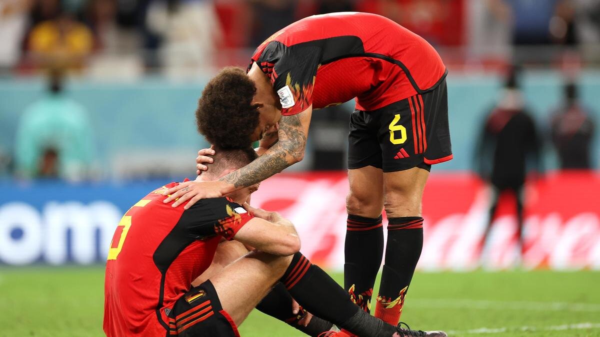    Футболисты сборной Бельгии по футболу:FIFA/FIFA via Getty Images