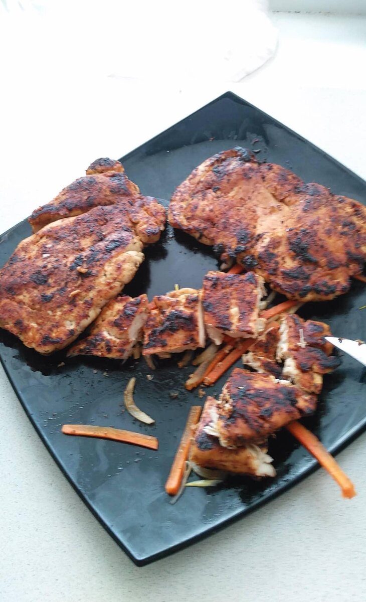 Куриное филе в панировочном листе