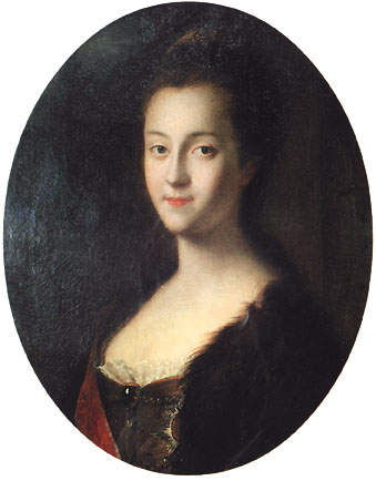 Луи Каравак. Портрет великой княгини Екатерины Алексеевны. 1745 г.