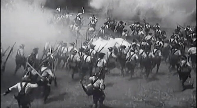 Кадры из фильма «Пётр Первый» (Производство: СССР. 1937-1938 гг.; режиссёр – Владимир Михайлович Петров)