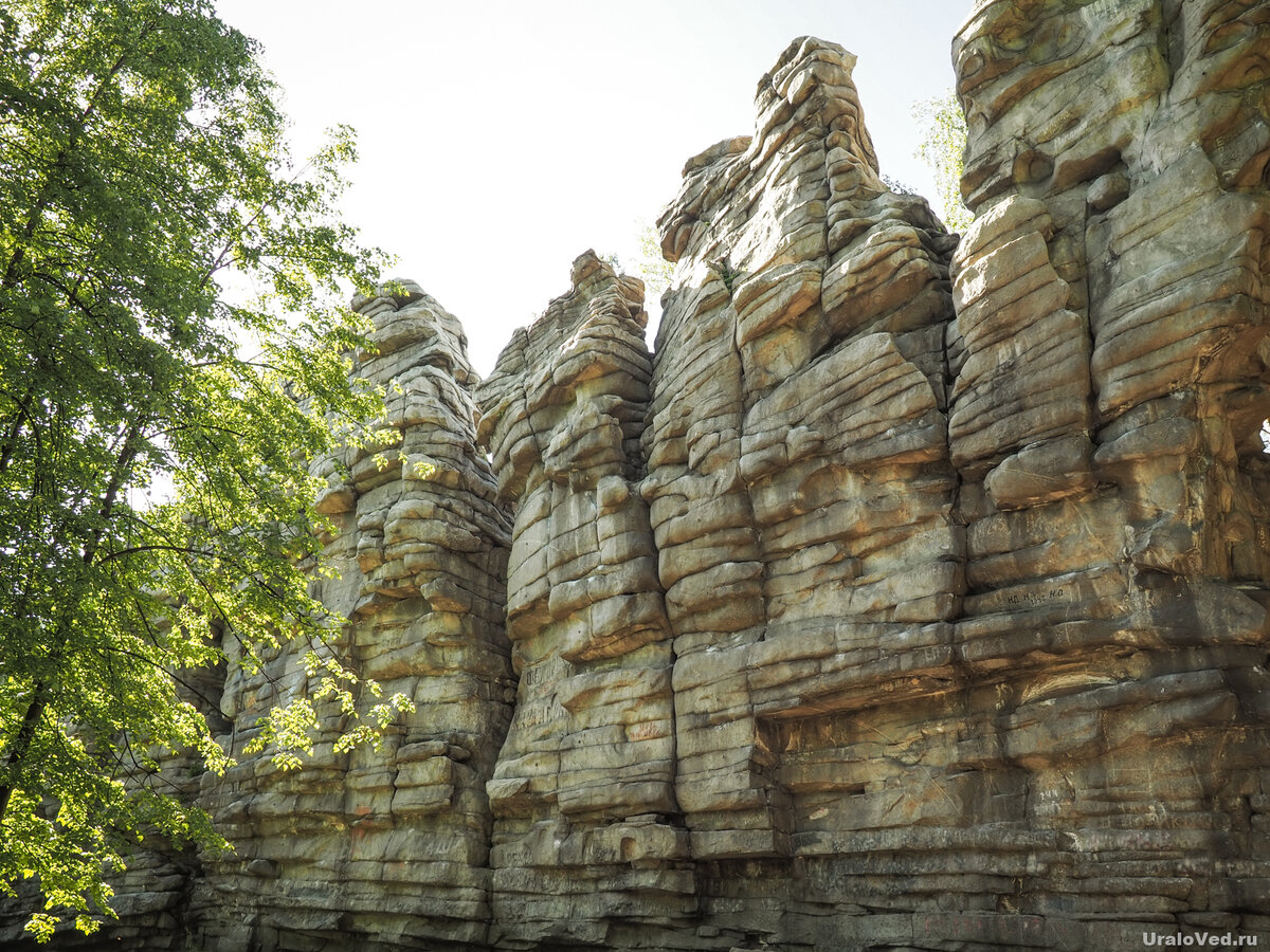 Скала Чёртово Городище около посёлка Исеть близ Екатеринбурга