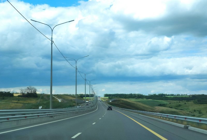 На фото: обход Лосева и Павловска на трассе М-4 «Дон» в Воронежской области, автор фото - Алевтина