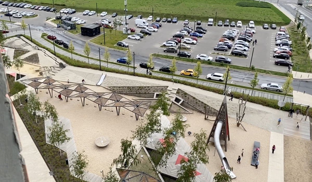 Детская площадка Оригами. Саларьево Парк, Москва