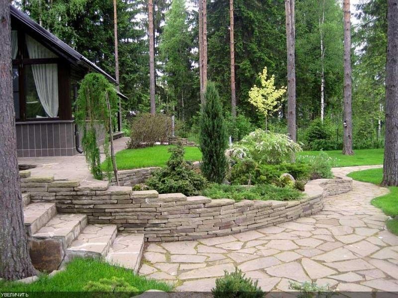 Ландшафтный дизайн участка с уклоном фото и проекты в картинках