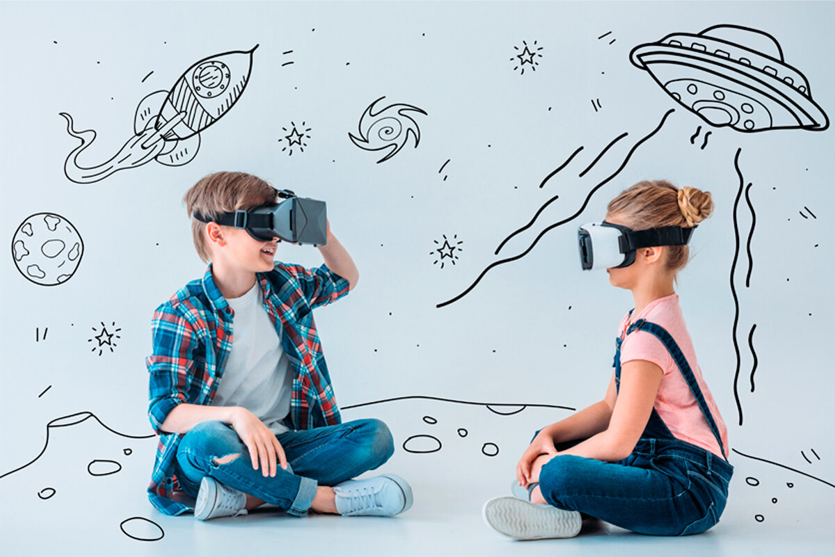Воспитание реальностью. Виртуальная реальность дети. Ребенок в виртуальном мире. Реальный и виртуальный мир для детей. Виртуальная реальность (VR) мир дети.