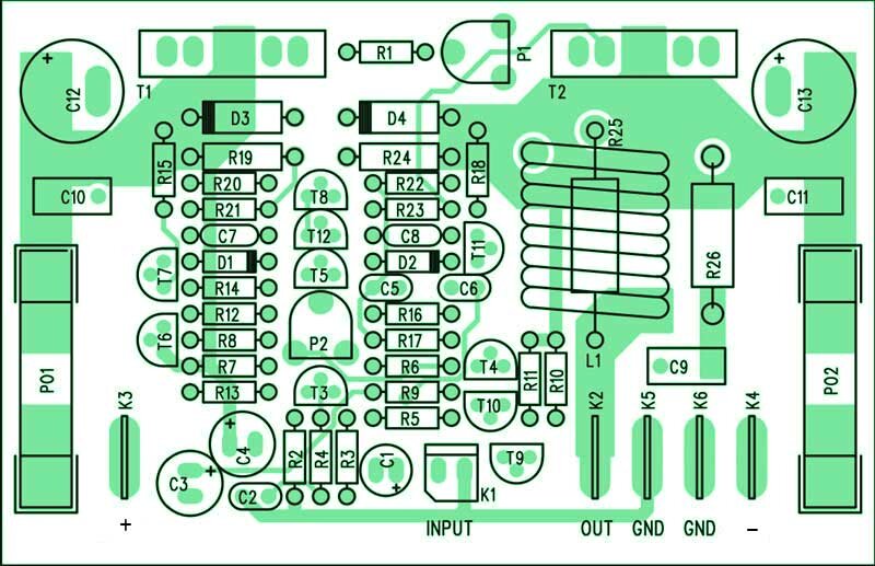 Расположение компонентов