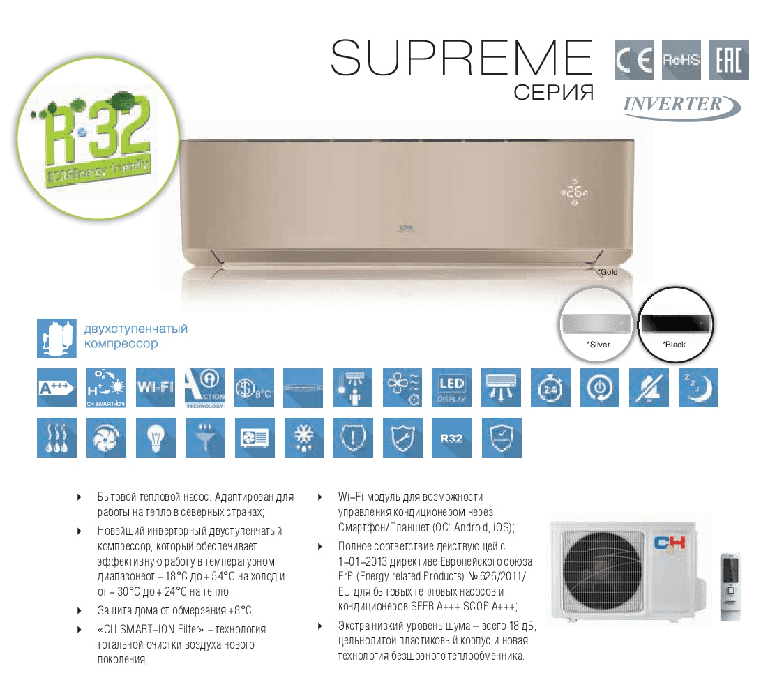 Преимуществ – достаточно. Но, есть и некоторые недостатки. Среди наиболее значимых минусов использования сплит системы зимой, следует выделить: 
Со снижением температуры воздуха постепенно уменьшается эффективность сплит системы. Немногие модели способны надлежащим образом обогревать помещение, если температура опускается до 5-10 градусов мороза. Производители активно работают над данным аспектом. Но даже сегодня реально приобрести сплит систему, эффективно функционирующую на обогрев при температуре примерно -15°С.
Неравномерный нагрев. Например, если прибор находится под потолком, то о теплом поле придется забыть. Хотя, такой недостаток свойственен и для подавляющего большинства обычных отопительных устройств. Настоящим прорывом являются датчики, контролирующие климат в комнате и способные управлять воздушными потоками.
Цены на сплит системы, работающие на обогрев, не намного ниже, чем стоимость среднестатистических конвекторов и тем более котлов.
Схема неравномерного нагрева помещения
Иллюстрация показывает, насколько неравномерно обогревается помещение сплит системой.
Словом, стоит проанализировать плюсы и минусы и обладая определенной информацией принять правильное решение. Стоит помнить, что обогрев кондиционером в мороз целесообразен только в том случае, когда COP сплит-системы больше единицы.

Важно отметить, что расходы зависят от типа кондиционера. Инверторные экономнее, особенно если использовать их постоянно. Об их различиях можно прочитать в статье «Чем отличается инверторный кондиционер от обычного»