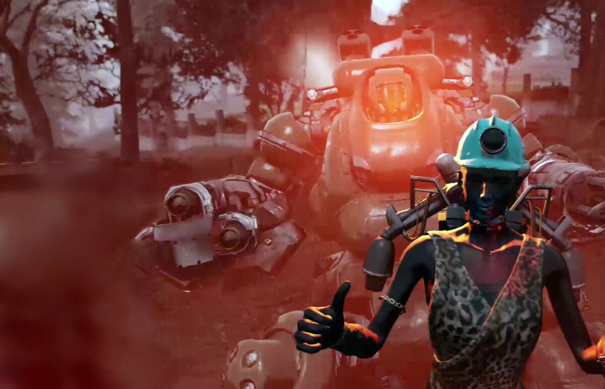 Дружественный робот-охранник