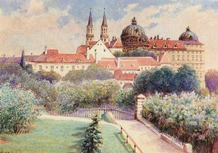 Одна из картин Адольфа. Теперь не удивительно, что он выступал против