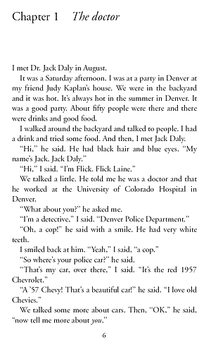 Пример страницы из упрощенной книги (Bad Love, Cambridge University Press)