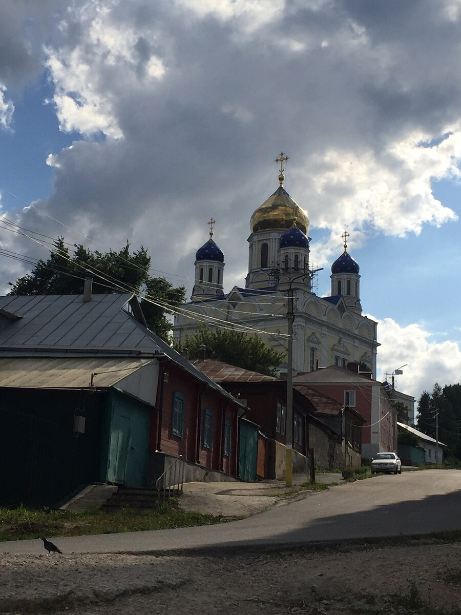 Вид на Вознесенский собор в Ельце