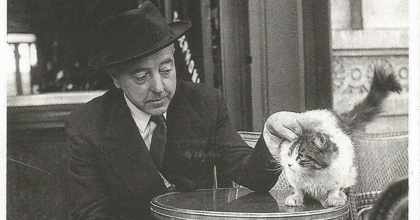 Жак Превер и кошка (@Интернет)