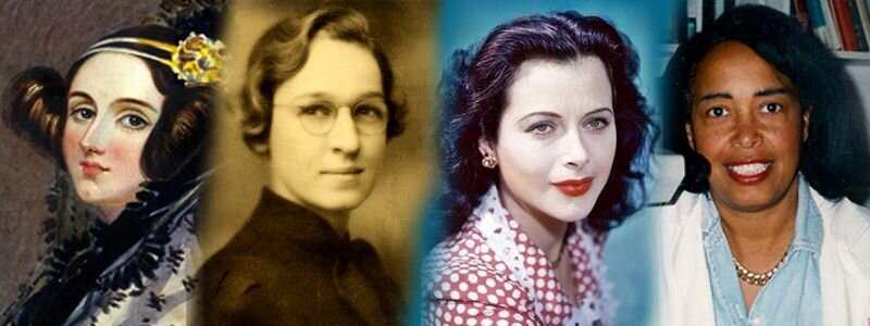 Ада Лавлейс, Вирджиния Апгар, Хеди Ламарр, Патрисия Бат