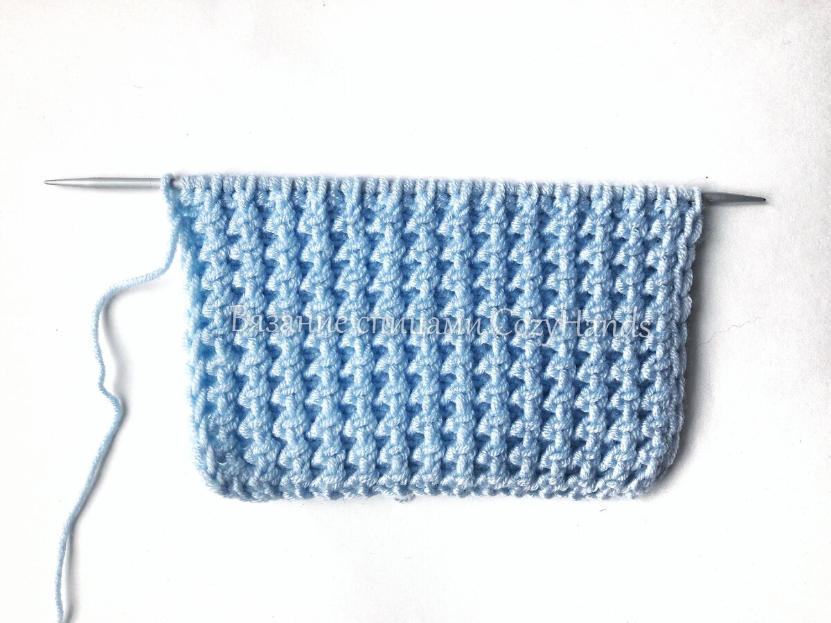 Как связать резинку для свитера