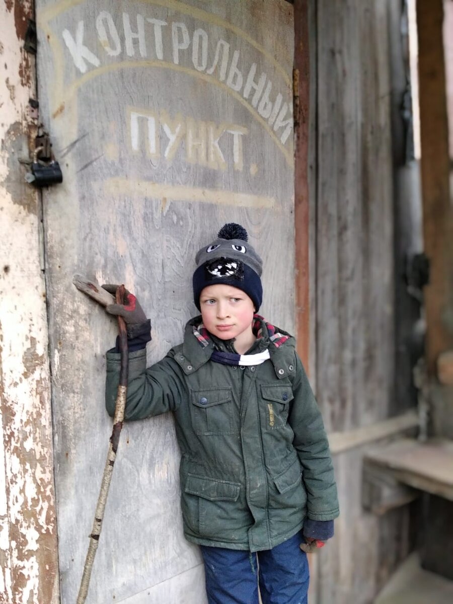 Контрольно-пропускной пункт на въезде на полигон.