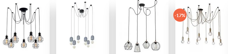 Лучшие люстры в стиле "паук" на Lampaland.com