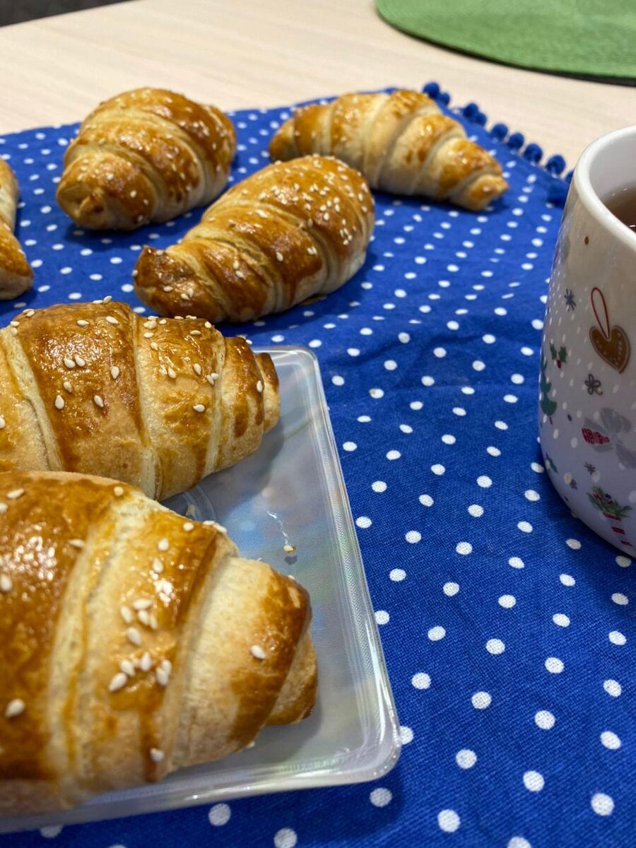 Рогалик со сгущенкой