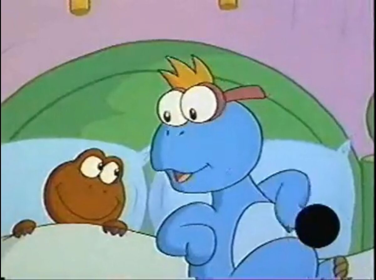 Кадр из мультфильма "Динозаврики". 